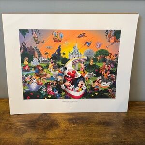 Walt Disney World A Magical Time In A Magical Place 2005 Print